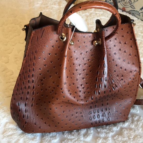 Le Miel leather handbag with strap with wallet. Two piece set. - Picture 6 of 9